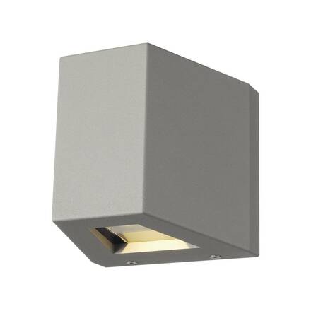 BIG WHITE OUT-BEAM, venkovní nástěnné svítidlo, LED, 3000K, Beam up/Flood down, stříbrošedé, IP44 229664