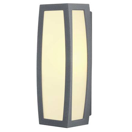 BIG WHITE MERIDIAN BOX, venkovní nástěnné svítidlo, TC-(D,H,T,Q)SE, antracit, max. 20 W, se senzorem 230085