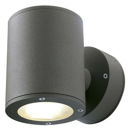 BIG WHITE SITRA, venkovní nástěnné svítidlo, dvě žárovky, TCR-TSE, IP44,up/down, antracit, max. 18 W 230365