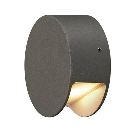 BIG WHITE PEMA, nástěnné svítidlo, LED, 3000K, antracit, 3,3 W 231015