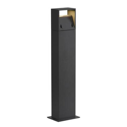 BIG WHITE LOGS 70, venkovní stojací lampa, LED, 3000K, IP44, hranatá, antracit, D/Š/V 13/8/69,5 cm, 8 W 232125