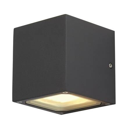 BIG WHITE SITRA CUBE, venkovní nástěnné svítidlo, TCR-TSE, IP44, antracit, max. 18 W 232535