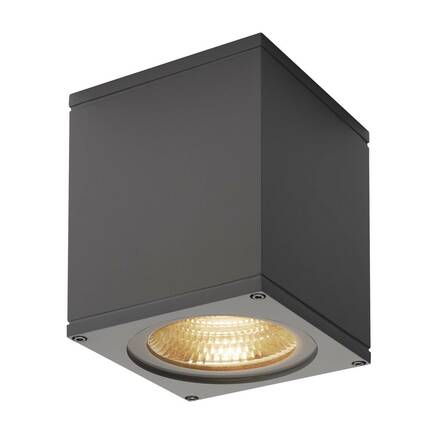 BIG WHITE BIG THEO WALL, venkovní nástěnné svítidlo, Flood down, LED, 3000K, antracit, Š/V/H 13/14/13,5 cm 234525