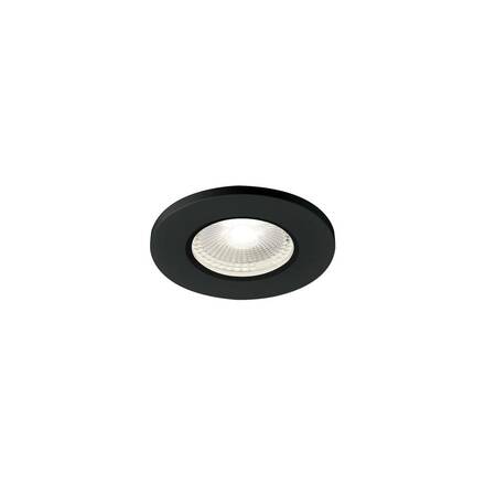 BIG WHITE KAMUELA, protipožární ochrana svítidlo k zabudování do stropu, LED, 4000K, černé, 38°, stmívatelné, IP65 1001017