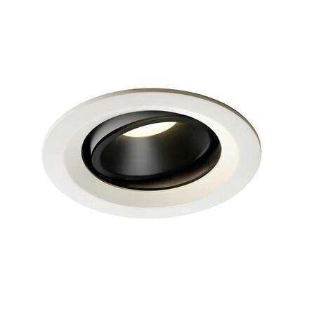 BIG WHITE NUMINOS MOVE DL M vnitřní LED zápustné stropní svítidlo bílá/černá 4000 K 40° otočné a výkyvné 1003616