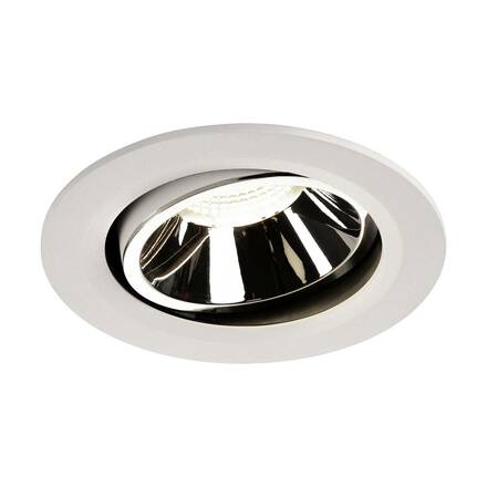 BIG WHITE NUMINOS MOVE DL L vnitřní LED zápustné stropní svítidlo bílá/chrom 4000 K 55° otočné a výkyvné 1003693