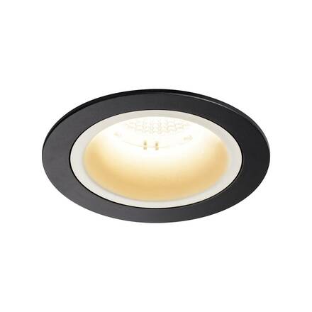 BIG WHITE NUMINOS DL M vnitřní LED zápustné stropní svítidlo černá/bílá 2700 K 40° včetně listových pružin 1003845