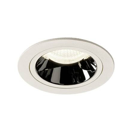 BIG WHITE NUMINOS DL M vnitřní LED zápustné stropní svítidlo bílá/chrom 4000 K 20° včetně listových pružin 1003903