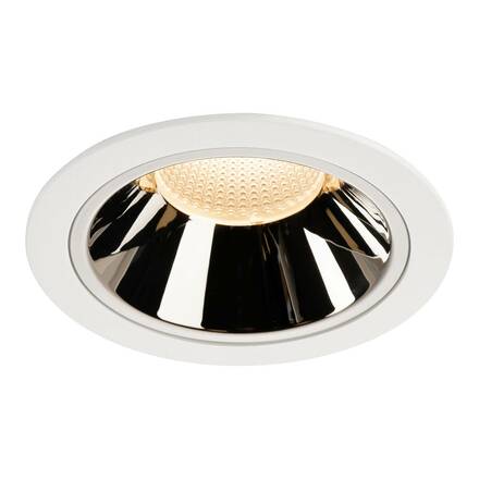 BIG WHITE NUMINOS DL XL vnitřní LED zápustné stropní svítidlo bílá/chrom 2700 K 55° 1004005