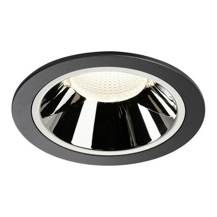 BIG WHITE NUMINOS DL XL vnitřní LED zápustné stropní svítidlo černá/chrom 4000 K 20° 1004035