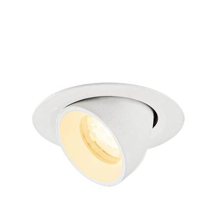 BIG WHITE (SLV) NUMINOS GIMBLE XS Stropní vestavné svítidlo, 3000 K, 40°, IP20, kulaté, bílé 1010057