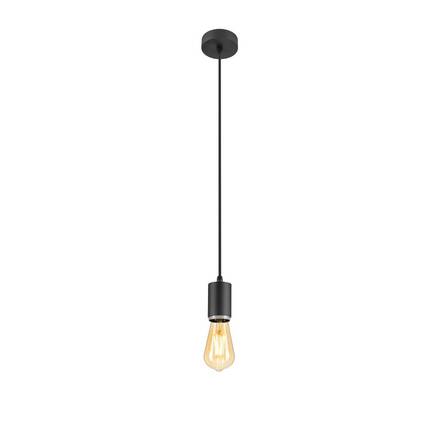 BIG WHITE (SLV) LALU závěsné svítidlo, patice E27, Mix&Match, délka závěsu 200 cm, 1 x max. 10 W, černá 1010285