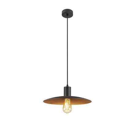 BIG WHITE (SLV) LALU SET závěsné svítidlo, patice E27, ELYPSE 33, délka závěsu 200 cm, Žárovka v ceně, černá 1010786