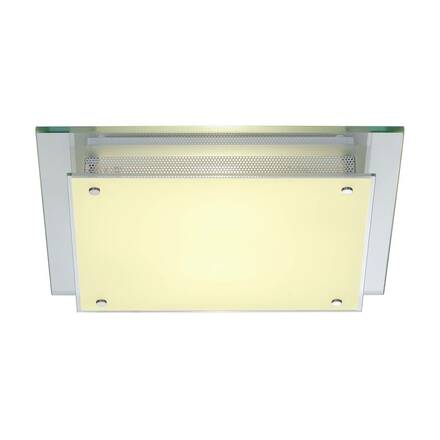 BIG WHITE Stropní svítidlo GLASSA E27 stropní čtvercová 230V E27 2x60W 155180