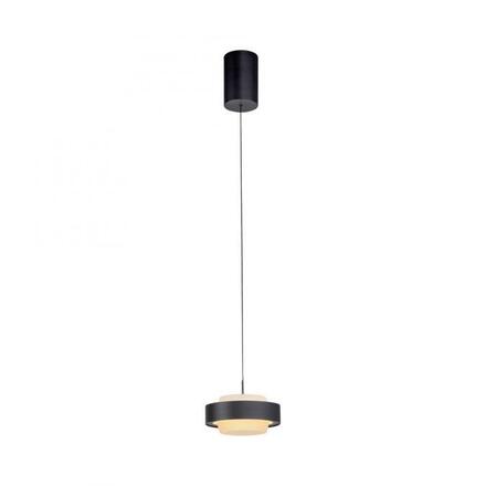 JUST LIGHT Kolekce Schöner Wohnen LED závěsné svítidlo Elmo, černé Comfort Lift 3000K