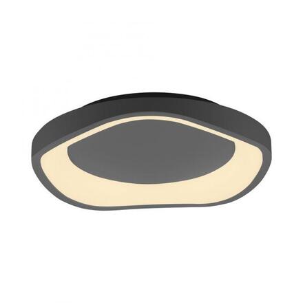 JUST LIGHT Kolekce Schöner Wohnen LED stropní svítidlo MONTA, černé, stmívatelné, paměťová funkce, krokově stmívatelné 3000K