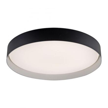 JUST LIGHT Kolekce Schöner Wohnen LED stropní svítidlo TAVOLI, černé, kruhové 49cm, stmívatelné, dálkový ovladač 2700-6500K