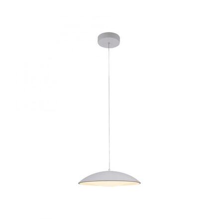 JUST LIGHT Kolekce Schöner Wohnen LED závěsné svítidlo LENTE, bílá, jednoramenné, stmívatelné, paměťová funkce, krokově stmívatelné 3000K