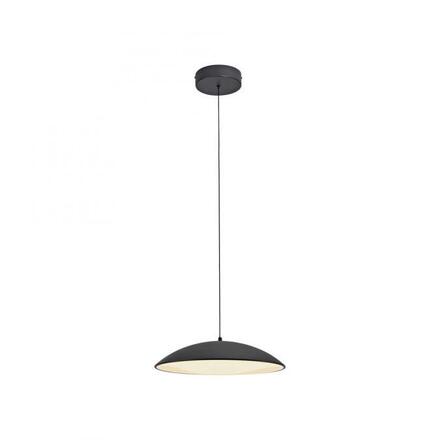JUST LIGHT Kolekce Schöner Wohnen LED závěsné svítidlo LENTE, černá, stmívatelné, paměťová funkce, krokově stmívatelné 3000K