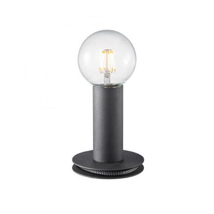 LEUCHTEN DIREKT is JUST LIGHT Stolní lampa v černé barvě v industriálním stylu pro E27 žárovku LD 14770-18