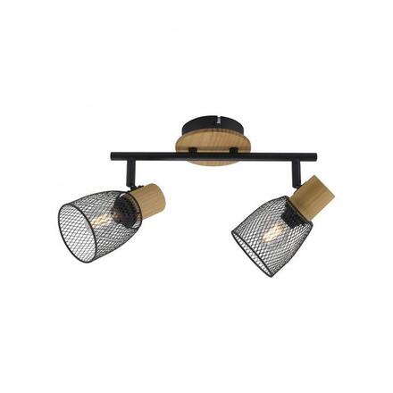 LEUCHTEN DIREKT is JUST LIGHT Stropní svítidlo dřevo / kov E14 patice spot bodové svítidlo LD 15192-79