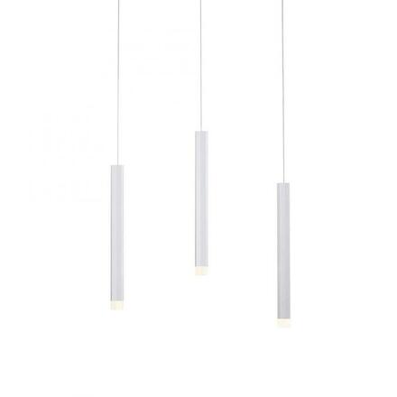 LEUCHTEN DIREKT is JUST LIGHT LED závěsné svítidlo, bílé, teplá bílá, IP20, do interiéru 3000K