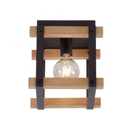 LEUCHTEN DIREKT is JUST LIGHT LED stropní svítidlo, vintage, design dřeva, E27 bez žárovky, max. 40W, retro