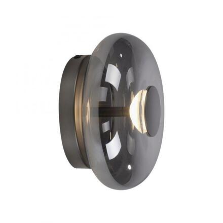 JUST LIGHT Kolekce Schöner Wohnen LED nástěnné a stropní svítidlo POSH, šedé, stmívatelné, SimplyDim 3000K