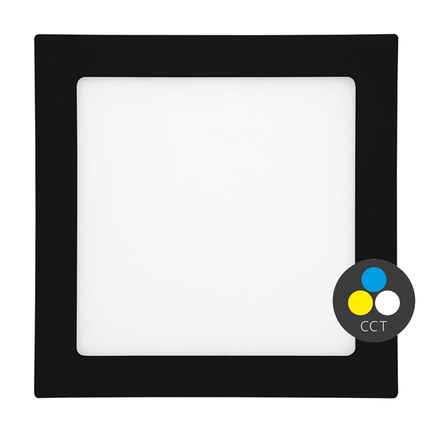 Ecolite SMD panel 22.5x22.5cm, 18W, CCT, IP44, 1550lm LED-WSQ-CCT/18W/CR