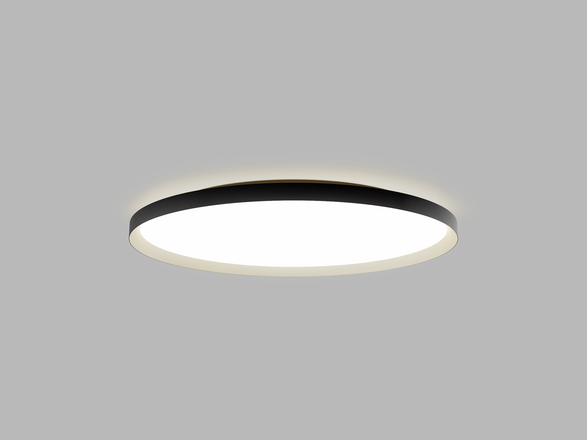 LED2 12750537CSTW Stropní svítidlo MOON 80, BCH CASAMBI TW 88W (76+12) 3000K-4000K černá/šampaň