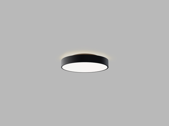 LED2 1275553D Stropní svítidlo RINGO II 40 P/N, B DALI/PUSH DIM 32+8W 3000K/4000K černá