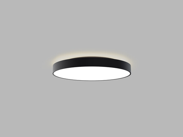 LED2 1275673D Stropní svítidlo RINGO II 60 P/N, B DALI/PUSH 55+10W 2700K/3000K/4000K černá
