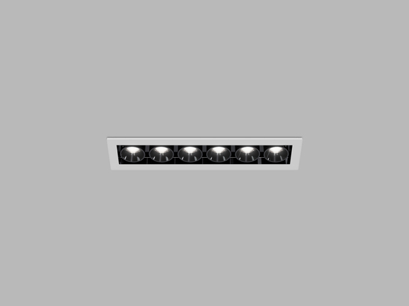 LED2 2560251D Zápustné svítidlo RIVA MINI 6, W DALI/PUSH 10W 3000K/3500K/4000K UGR bílá