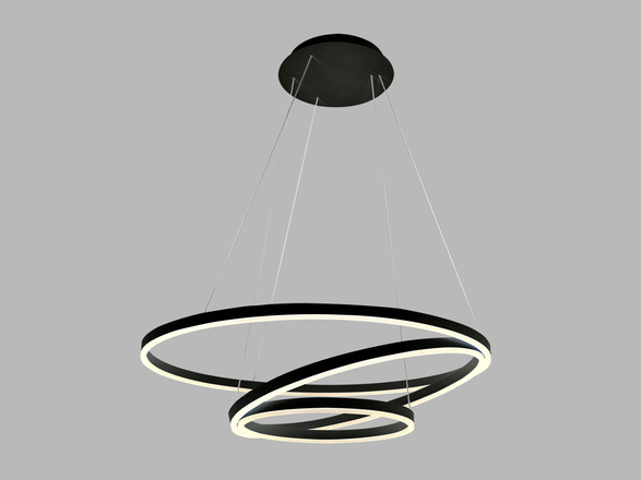 LED2 3271153D Závěsné svítidlo CIRCLE 3 P-Z, B DALI/PUSH 136W 3000K/4000K černá