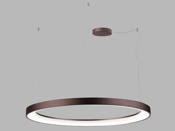 LED2 3273358CSTW Závěsné svítidlo BELLA SLIM 98 P-Z, CF CASAMBI TW 80W 3000K-4000K hnědá