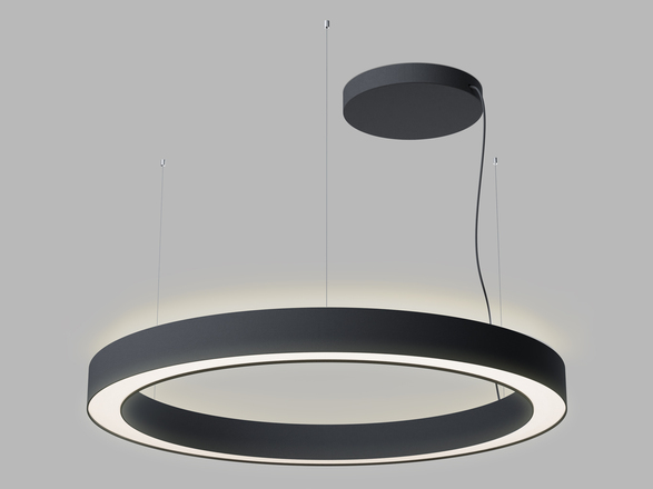 LED2 3276573D Závěsné svítidlo SATURN SLIM II 100 P/N-Z, B DALI/PUSH 120W (80+40) 2700K/3000K/4000K černá