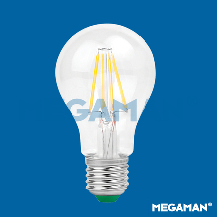MEGAMAN LED filament bulb A60 4W/40W E27 2700K 470lm NonDim 15Y