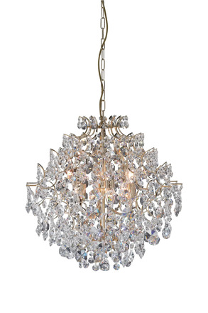 Markslöjd Rosendal lustr zlatý 53 cm