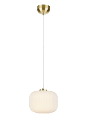 Markslöjd Sober závěsné svítidlo mosazné/bílé