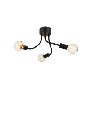 Markslöjd Medusa stropní svítidlo černé 3 lampy