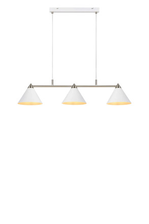 Markslöjd Klint závěsné svítidlo bílé 3 lampy