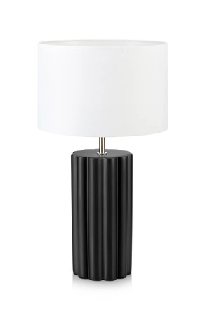 Markslöjd stolní lampa Column černá/bílá