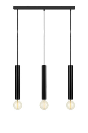 Markslöjd Sencillo závěsné svítidlo černé 3 lampy