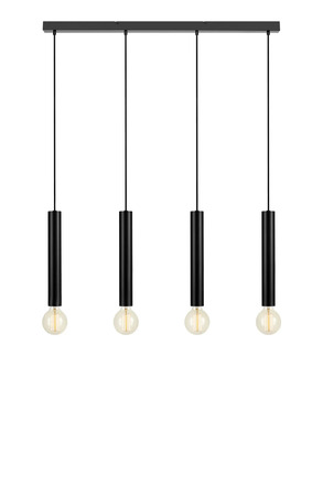 Markslöjd Sencillo závěsné svítidlo černé 4 lampy