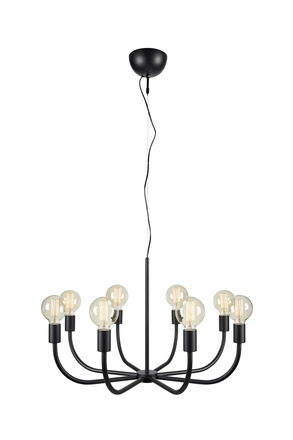 Markslöjd Amistoso závěsné svítidlo černé 8 lamp