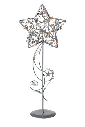Markslöjd Hagaberg stříbrná hvězda na stůl