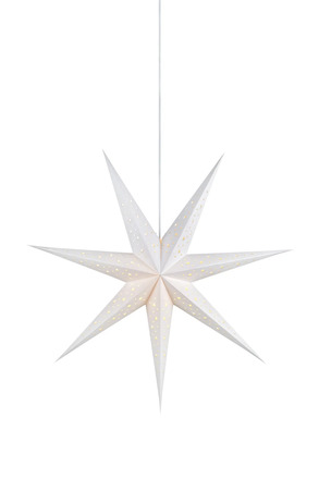 Markslöjd Solvalla bílá závěsná hvězda 75 cm Slim