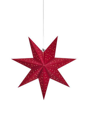 Markslöjd Blink červená závěsná hvězda 45 cm