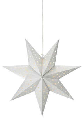 Markslöjd Blank závěsná stříbrná hvězda 45 cm