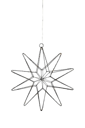 Markslöjd Gleam černá závěsná hvězda